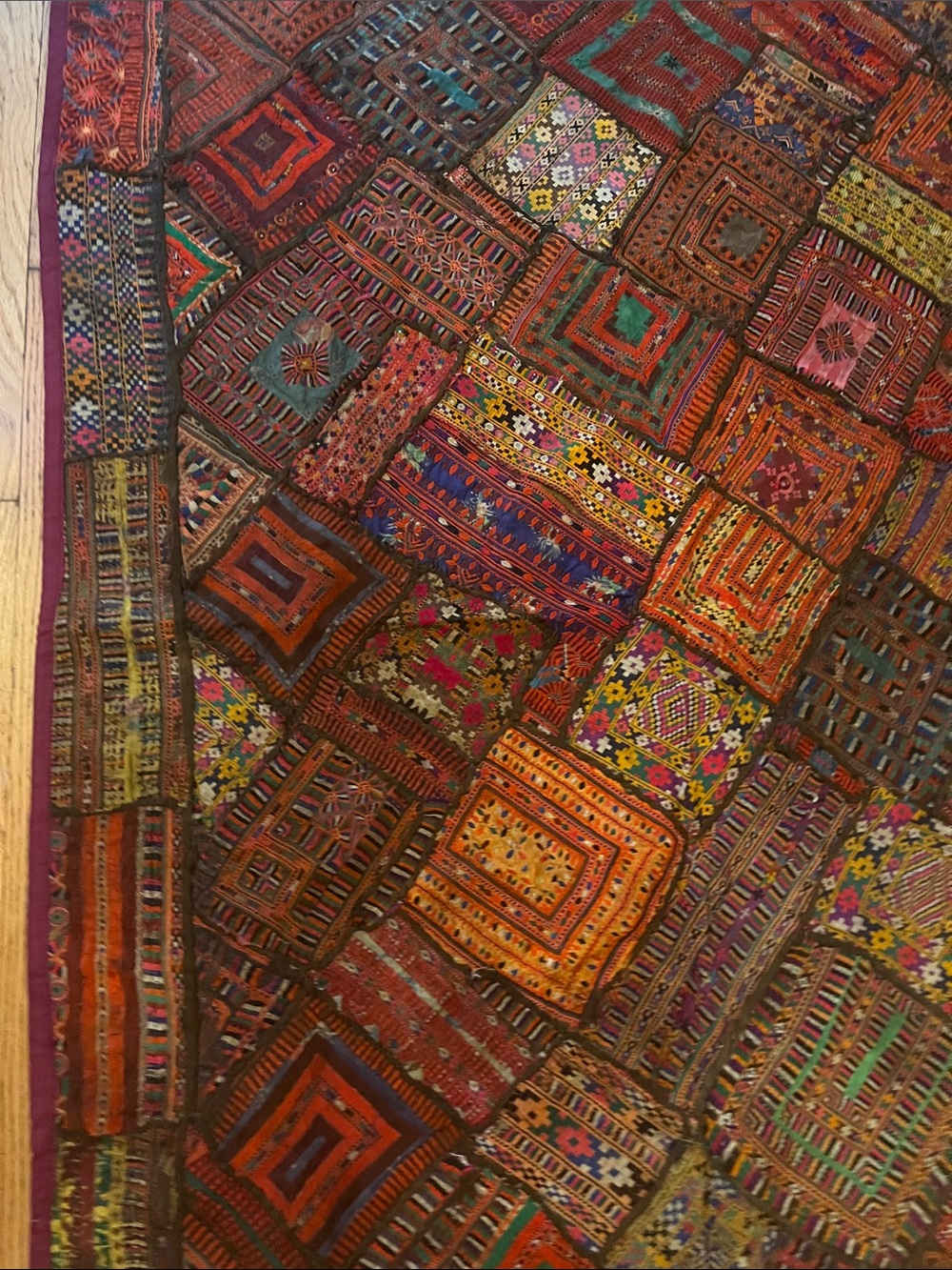 Heavy Banjara Gypsy Handmade Indian Tapestry Wallhanging - Picture 5 of 16